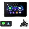 Qzonnect M3A 5 Wireless CarPlay & Android Auto per moto BMW, Plug & Play su base di navigazione originale, compatibile con R1250GS R1200GS F900GS F850GS S1000XR, HD IPS 1024x600, Bluetooth 5.0, IP67