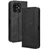 RonRun Cover UMIDIGI G5 Mecha, Custodia a Libro con Supporto Stand e Slot Porta Carte Case a Portafoglio Magnetica in Pelle PU Adatto per UMIDIGI G5 Mecha, nero