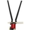 FOLOSAFENAR Scheda WiFi PCIE , Interfaccia PCIEx1 Forte compatibilità Scheda Plug And Play 1200Mbps Dual Band per PC