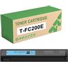 KEUWHLL Compatibile Per Toshiba T-FC200E-K/EC/EM/EY Cartuccia Toner 7200 E 3000 Pagine, Per E-STUDIO 2000AC 2500AC Stampante TFC200E Resa Standard Cyan