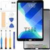 LADYSON Schermo LCD di ricambio per Samsung Galaxy Tab A 10.1 2016 T580 SM-T580 T585 Display LCD Touch Digitizer Assembly (nero)