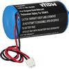 vhbw batteria compatibile con Visonic MCS-730, MCS-710, MCS-720 sistema d'allarme, serena esterna wireless (19000mAh, 3,6V, Li-Ion)