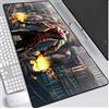 ITBT God of War Tappetino Mouse Gaming, Grande Anime Mouse Pad XXL 900x400mm Confortevole, Lavabile, 3mm Antiscivolo Tappetino Scrivania Supporto per Ufficio Computer, Adatto per Computer e PC, E
