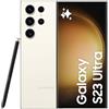 Samsung Galaxy S23 Ultra AI Smartphone Android, 256 GB, Batteria 5.000 mAh, Smartphone Senza Contract Cream