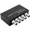 Oxxggkao 1 in 4 Out 2mp 1080P AHDs CVIs TVIs BNC Video Distributore Amplificatore 1CH a 2CH Splitter per CCTV Telecamera di Sicurezza Cavo Coincidente Video Splitter