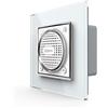 Luxus-Time LIVOLO Altoparlante Bluetooth da parete altoparlante da incasso per presa audio con cornice in vetro bianco per musica podcast in ufficio casa VL-FCF-2WP-11-SR-11