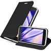 Cadorabo Custodia Libro per Motorola Moto G5 in Classy Nero - con Vani di Carte, Funzione Stand e Chiusura Magnetica - Portafoglio Cover Case Wallet Book Etui Protezione