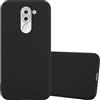 Cadorabo Custodia per Honor 6X in CANDY NERO - Morbida Cover Protettiva Sottile di Silicone TPU con Bordo Protezione - Ultra Slim Case Antiurto Gel Back Bumper Guscio