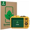 ScreenLeaf 2 Pezzi Pellicola protettiva per Kodak Pixpro WPZ2 [Proteggi Schermo Sostenibili, Clear, Antigraffio]