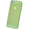 doupi UltraSlim Custodia per iPhone 5 5S SE, Satinato fine Piuma Facile Mat Semi Trasparente Cover, Verde