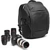 Manfrotto Advanced Travel III Zaino Fotografico per Fotocamera e Laptop, Borsa Reflex/Mirrorless con Obiettivi, con Divisori Intercambiabili, Attacco Treppiede, Tasca Espandibile, Accesso Laterale