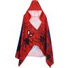 Marvel Spider-Man Asciugamano con Cappuccio per Bambini, Rosso e Blu, Taglia Unica, 70 x 140 cm