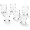 Ikea Reko Set Bicchieri, Vetro, Trasparente, 18x14x7 cm, 6 unità