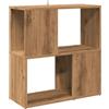 vidaXL Libreria Rovere Artigianale 60x24x63 cm Legno Multistrato, scaffale, mensola, organizzatore, scaffali, mensole, organizzatori, libreria