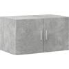 vidaXL Mobile a Parete Grigio Cemento 70x42,5x40 cm Legno Multistrato