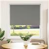 vidaXL Tenda a Rullo Oscurante 90x130 cm Larghezza Tessuto 85,7 cm