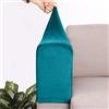 Hearda Copri Braccioli, 2/4/6 Pz Universale Copribraccioli, Velluto Copri Divano, Antiscivolo Copridivano Elasticizzato, Copri Poltrona con Braccioli per Poltrone, Divano (Blu,4 Pezzi)