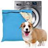 Wudong Borsa per biancheria di animali domestici, con filtro blu per il pelo degli animali domestici, per lavatrice, con cerniera YKK, per asciugamani e cucce degli animali