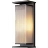 AWEITG Applique solare da esterno Retro - a lanterna LED impermeabile IP65 for veranda, patio, giardino e garage(35cm)