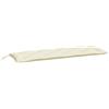 vidaXL Cuscini Panca Giardino 2pz Bianco Crema 150x50x7 Tessuto Oxford, Cuscino, Cuscino per Panca, Cuscino per Sedile, Cuscino per Esterni