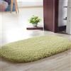 Treer Tappeto Ovale Salotto Moderno Pelo Corto Vello Berbero Lavabile Morbido Tappeti per Interni Morbidi Tappeti, per Soggiorno Divano Camera da Letto Home Decor (80x120cm,Erba Verde)