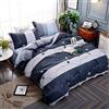 FANSU Set di Biancheria da Letto Matrimoniale de 4 Pezzi, Set Elegante Copripiumino per Letto Matrimoniale Chiusura a Zip con Lenzuola Piane e 2 federe (140x200cm,Musica a Strisce)