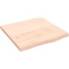 vidaXL Ripiano a Parete 60x60x(2-4) cm Massello Rovere Non Trattato