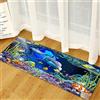 Morbuy Tappetino per Porta Ingresso, Zerbino Stampa Mare 3D, Antiscivolo, Lavabile, Morbido, per Interni Ed Esterni, per Bagno, Cucina, WC, Balcone (Il Mondo Sottomarino,60x90cm)