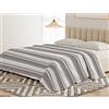 BANZAII TEXTILE INNOVATOR ONLINE Banzaii Telo Copriletto Multiuso 170x250 cm, Copridivano Universale, Telo Arredo per Letto e Divano, Copritutto Resistente Iris Tortora