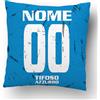 Generico Cuscino Personalizzato idea regalo Tifoso Interista milanista napoletano Personalizzato con Nome e Numero realizzato in poliestere misura 40x40CM SFODERABILE (Tifoso Napoli, Grafica Classic 40x40)