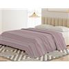 BANZAII TEXTILE INNOVATOR ONLINE Banzaii Telo Copriletto Multiuso 250x250 cm, Copridivano Universale, Telo Arredo per Letto e Divano, Copritutto Resistente Irene Rosa