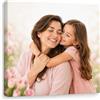Telastampa Quadro Personalizzato con Foto HD, Canvas 100% Made in Italy - Telaio in Legno Incluso - Stampa Tela Personalizzabile in Alta Definizione - Idea Regalo Compleanno Anniversario (20x20 cm)