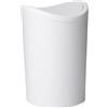 TATAY Cestino Bagno 6L con Coperchio Basculante| Design Compatto e Moderno | Plastica Resistente e Facile da Pulire | Prodotto in Spagna con Capacità 6L | 19 x 19 x 28 cm - Modello Standard - Bianco