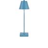 Dopa Dopastore Lampada da Tavolo LED Touch Senza Fili 3 Tonalità di Luce Dimmerabile Ricaricabile Stile Moderno 2 Anni di Garanzia IP20 Per Casa Ufficio Ristorante Hotel Comodino (Azzurro)