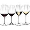RIEDEL - Bicchiere da vino Performance Set di degustazione Set di 4 Trasparente