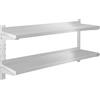 Royal Catering - RCWR-120.2 - Mensola in Acciaio Inox - 120 x 30 cm