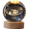 Folpus Luce Notturna Lampada Da Comodino Luce a LED per Ornamento Decorativo per Scrivania Da Camera Da Letto, Sistema solare