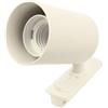A2ZWORLD Porta Faretto da Binario Monofase Attacco E27, Colore Bianco, Orientabile e Ruotabile, Max 50W 220V, Supporto per Faretti LED