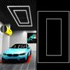 Sedtonmu Lampada LED a Nido d'Ape 6500 K Lampada da Garage LED Esagonale Luci LED Esagonali da Garage per Officina Stazione di Manutenzione Lavaggio Auto Palestra Bar,6000k,7
