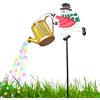 Generic Luci solari per annaffiatoio per esterni, decorazioni natalizie impermeabili per esterni, luci solari da giardino, per prato, cortile, cortile, cortile