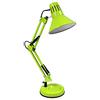 Millelucciole Lampada da scrivania led E27 braccio snodabile orientabile luce da tavolo base con morsetto incluso (Verde)