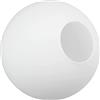 Fonowx Paralume a Sfera in Vetro Smerigliato, Paralume per Lampadario e Plafoniere, Rotondo Minimalista, Per Arredamento Cucina Isola Teahouse Hotel, 10 cm