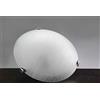 Giardicasa PLAFONIERA TONDA APPLIQUE IN VETRO DA SOFFITTO 3 LUCI 40 CM