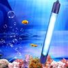 Qinlorgon Lampada di disinfezione sterilizzatore UV per Acquario, Lampada di sterilizzazione UV Serbatoio di Pesce Acquario Luce di disinfezione per Acqua Subacquea(11W)