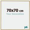 yd. Your Decoration - Cornice 70x70 cm - Faggio Chiaro - Decorativa Parete in Plastica con Vetro in acryl - Antiriflesso - 70x70 Cornice - Evry