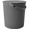 sceltevie Hachiman Secchio Omnioutil LL, a norma alimentare (testato), grigio scuro