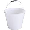 Plastime Adda Secchio Leggero, 12 l, LLDPE, Bianco, Taglia Unica