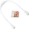 Generic Lampada da notte per libri per la lettura - Lbutton Lampada da collo con ricarica USB Lampada da collo con protezione per gli occhi a LED | Lampada portatile regolabile a mani libere, lampada USB all'