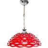 Gicos Lampadario da soffitto in acrilico rosso traforato 30 * 40 cm APE-663314