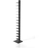 ZStyle BBB ITALIA Libreria SAPIENS a colonna verticale scaffale autoportante con ripiani (202 cm, Antracite)